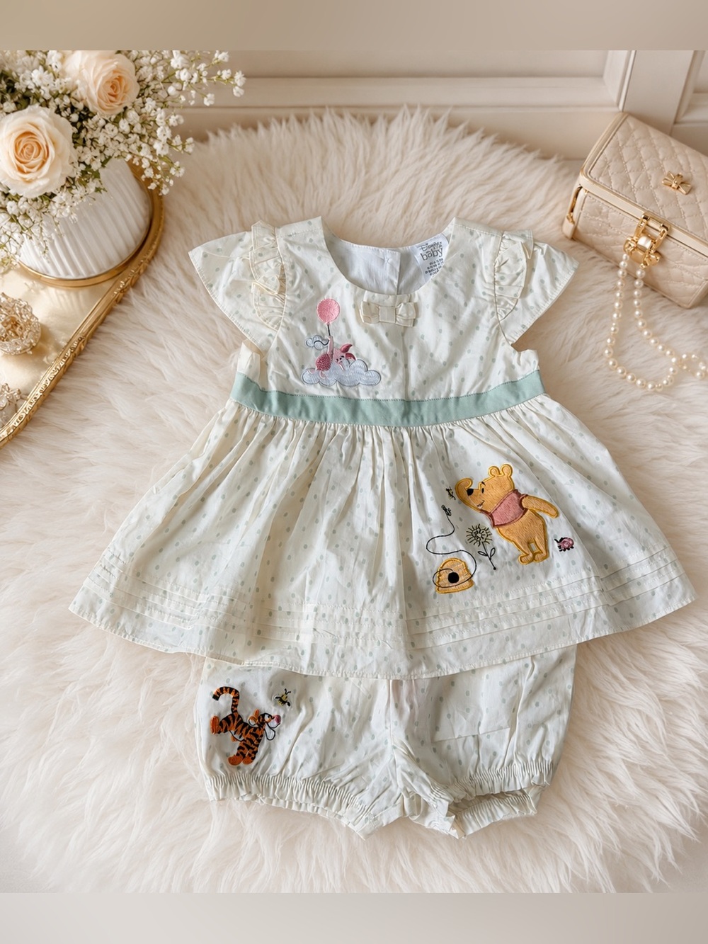 NWT Disney Parks Baby Pooh Set sz 18/24M